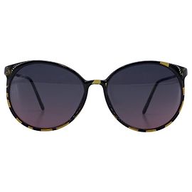 Gafas de sol de plástico vintage Carrera Negro