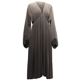 Robe Midi Rassemblée Sasha en Soie Marron de The Row Marron Rouge