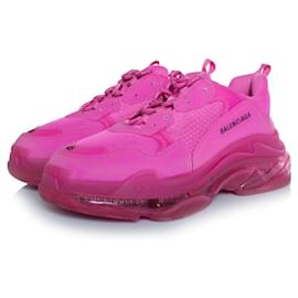 Balenciaga-Balenciaga Triple S em fúcsia-Rosa