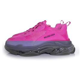 Balenciaga-Balenciaga Triple S em fúcsia-Rosa