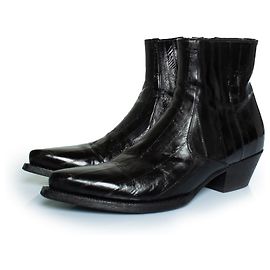 Saint Laurent Lukas Eel leather boots Black