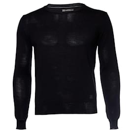 Schwarzer Wollpullover von Corneliani Schwarz