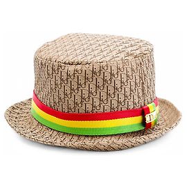 Christian Dior Oblique Trotter Cotton Blend Hat Brown