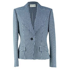 Alexandre Vauthier Navy and White Jacket White
