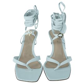 Sandales Blanches à Lanières Gianvito Rossi Blanc