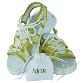 Sandali D-Connect Verde Chiaro Christian Dior Multicolore