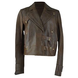 Braune Lammlederjacke von TOM FORD Braun