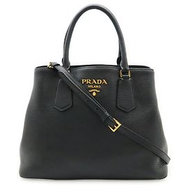 Prada Leather Handbag Black