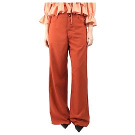 Marni Rostfarbene Wollhose - Größe UK 12 Orange