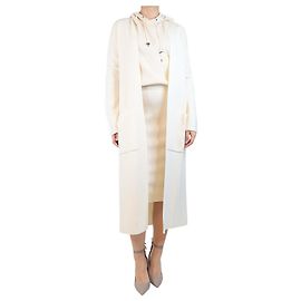 Maje Cardigan longline crème - taille M Écru
