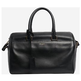 Saint Laurent Borsa in pelle nera 2 in 1 Nero