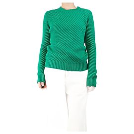 Prada Grüner Kaschmirstrickpullover - Größe UK 10 Grün