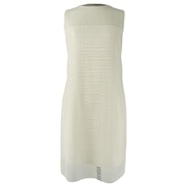 Beiges Shiftkleid von AKRIS Weiß Roh
