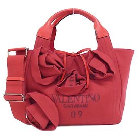 Valentino Garavani Canvas Tasche Rot