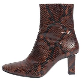 Staud Brown reptilian boots - size EU 36 (UK 3) Brown