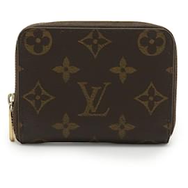 Louis Vuitton-Louis Vuitton Monogram Zippy Coin Purse-Brown