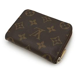 Louis Vuitton-Louis Vuitton Monogram Zippy Coin Purse-Brown