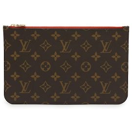 Pochette Neverfull Monogram Louis Vuitton Rosso