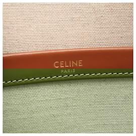 Céline-Celine Large Cabas Canvas Tote Bag-Brown