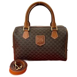 Céline-Celine Macadam PVC 2way Handbag-Metallic,Bronze