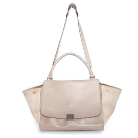 Céline-Celine Trapeze bag in beige.-Brown,Beige
