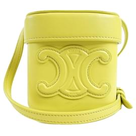 Céline-Celine Small Box Cuir Triomphe Calf Shoulder Bag-Green