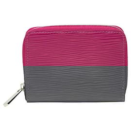 Louis Vuitton-Louis Vuitton Zippy Coin Purse Epi Coin Case-Purple