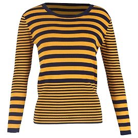 Suéter a rayas Michael Kors en algodón amarillo Amarillo