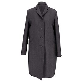 Jil Sander Long Coat in Grey Acetate Grey