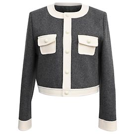 Céline Celine Brompton Jacket in Grey Wool Grey