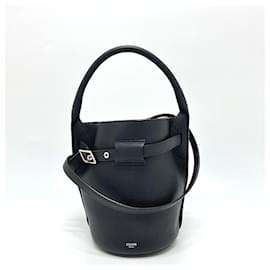 Céline-Celine Big Bag Bucket Nano 2-Way Shoulder Bag-Black