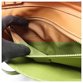 Céline-Celine Macadam PVC Coated Canvas Leather Shoulder Bag-Brown