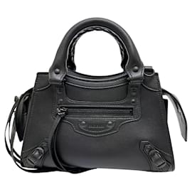 Balenciaga-Balenciaga Neo Classic Leather 2way Bag-Black