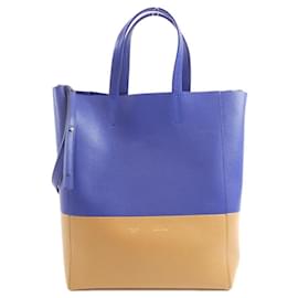 Céline-Celine Small Vertical Cabas Calf Bag-Blue