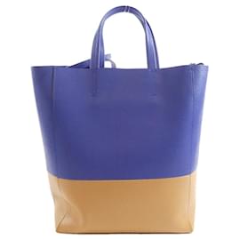 Céline-Celine Small Vertical Cabas Calf Bag-Blue