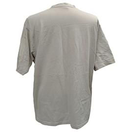 Balenciaga-Camiseta Balenciaga Paris em algodão cinza-Outro