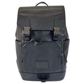 Sac à dos en cuir Coach Noir