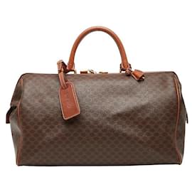 Céline-Celine Macadam PVC Boston Bag-Brown