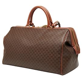 Céline-Celine Macadam PVC Boston Bag-Brown