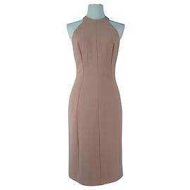 Bottega Veneta Pfirsich Halterkleid Orange
