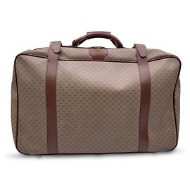 Gucci Vintage Stoffgepäck Braun