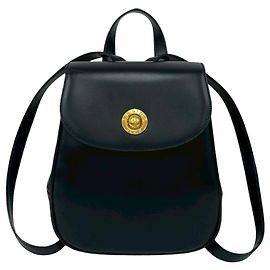 Céline Mochila mini de piel de ternera azul marino Celine Azul marino