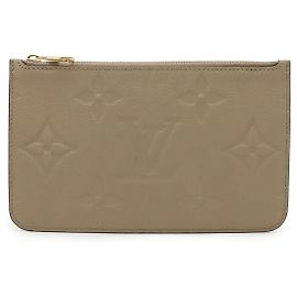 Pochette Monogram Empreinte Louis Vuitton Marron