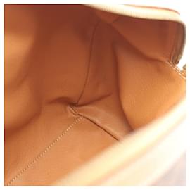 Céline-Celine Macadam Handbag PVC Coated Canvas Leather-Brown