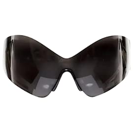 Balenciaga-Óculos de sol BALENCIAGA DEMNA Runway Mask Butterfly pretos com proteção-Preto