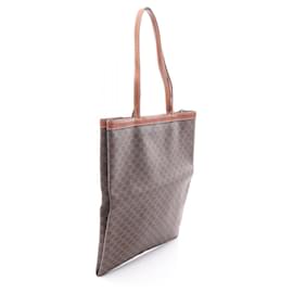 Céline-Celine Macadam PVC Coated Canvas Tote Bag-Brown