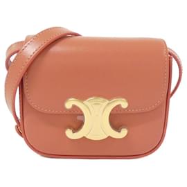 Céline-Celine Mini Claude Calf Shoulder Bag-Pink
