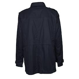 Gucci-Gucci Wind jacket with hidden hood-Blue