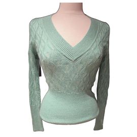 Autre Marque Pull vert en V InWear Vert