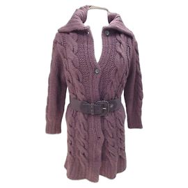 Autre Marque Jackpot-Cardigan aus brauner Wolle Braun